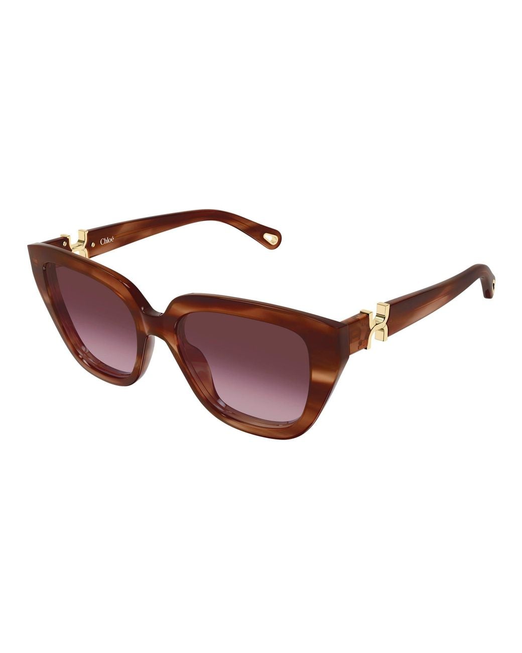 Chloé Black Ch0410S 003 Sunglasses Acetate Cat Eye Nuanced