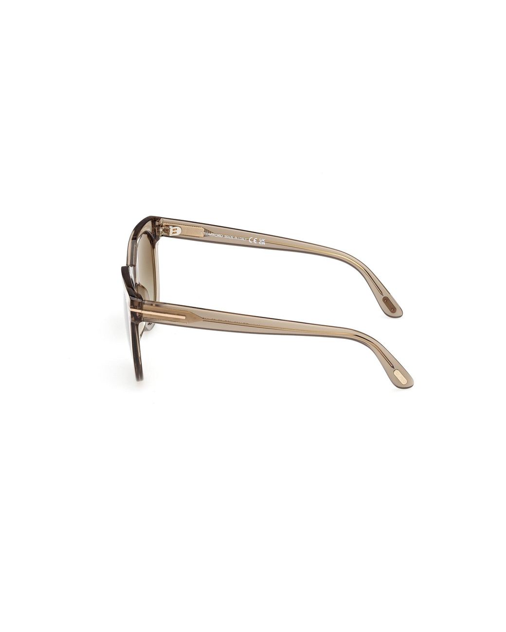 Tom Ford Black Ft1109 Moira 45G Sunglasses Acetate Butterfly Normal Shaded