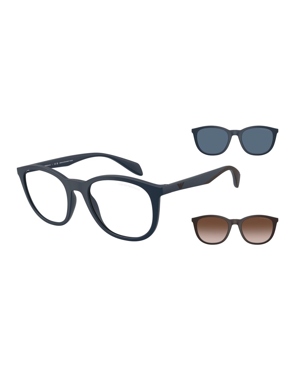 Emporio Armani Black Ea4211 51261W Sunglasses Injected Transparent Pantos Normal for men