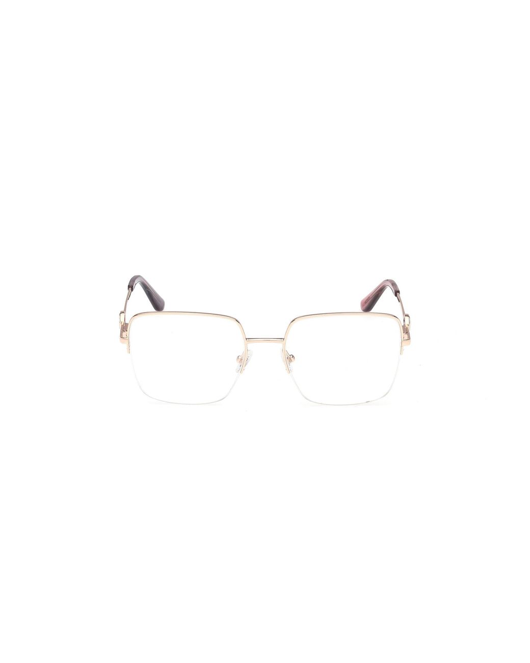 Guess Black Gu50347 028 Optical Frames Metal Squared Normal