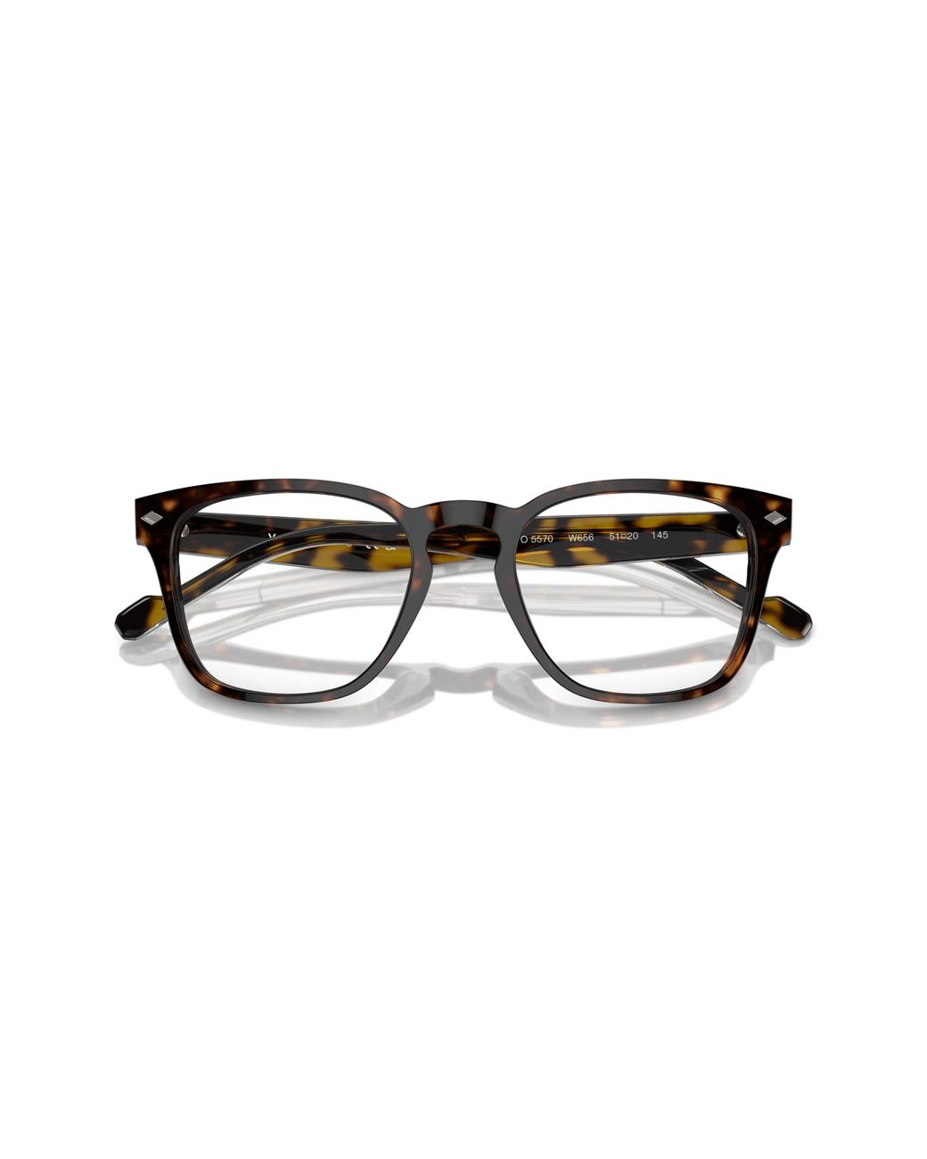 Vogue Eyewear Black Vo5570 W656 Optical Frames Acetate Transparent Squared Normal for men