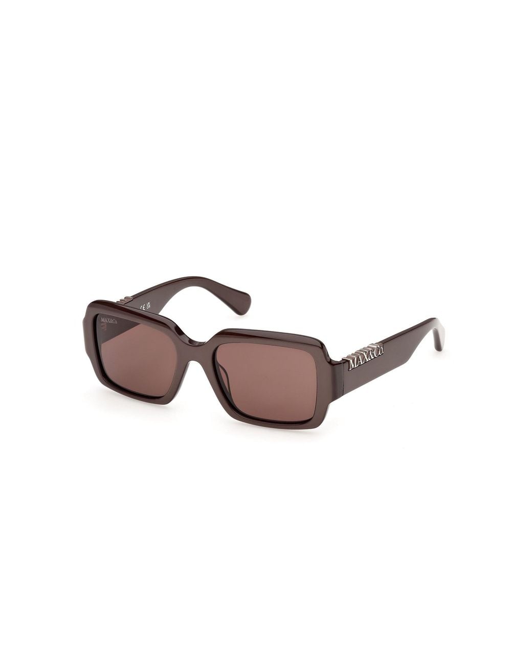 MAX&Co. Black Mo0168 50E Sunglasses Acetate Squared Normal
