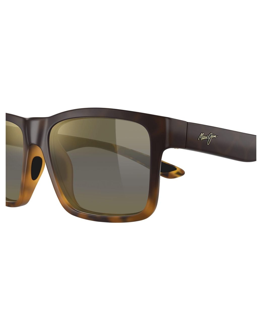 Maui Jim Black Mj0897S 004 Occhiali Da Sole Iniettato Bronzo Squadrata