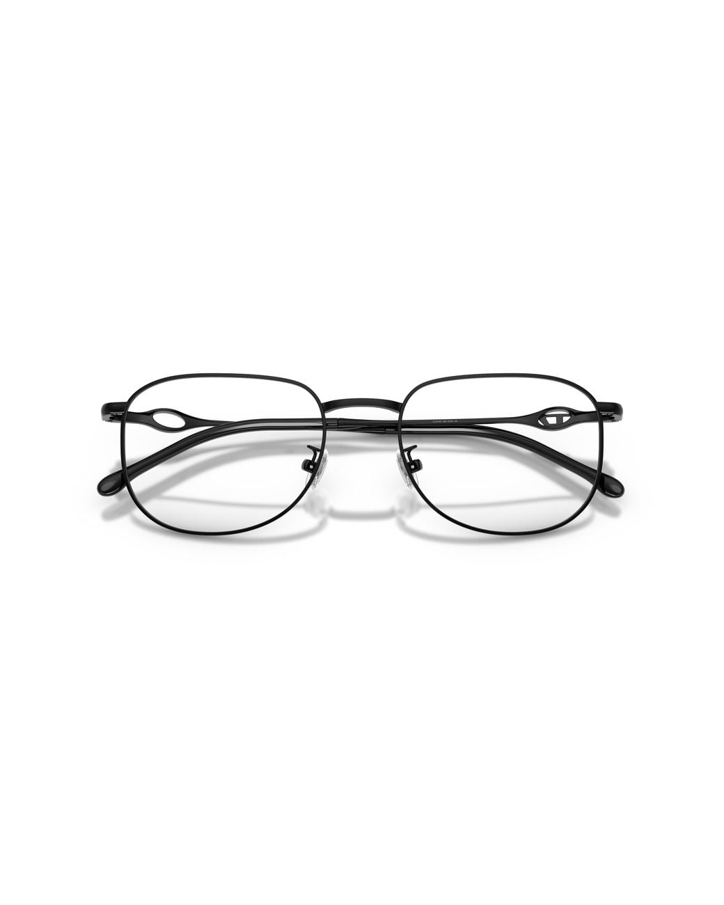 DIESEL Black Dl5013D 1002 Optical Frames Metal Transparent Pillow Normal