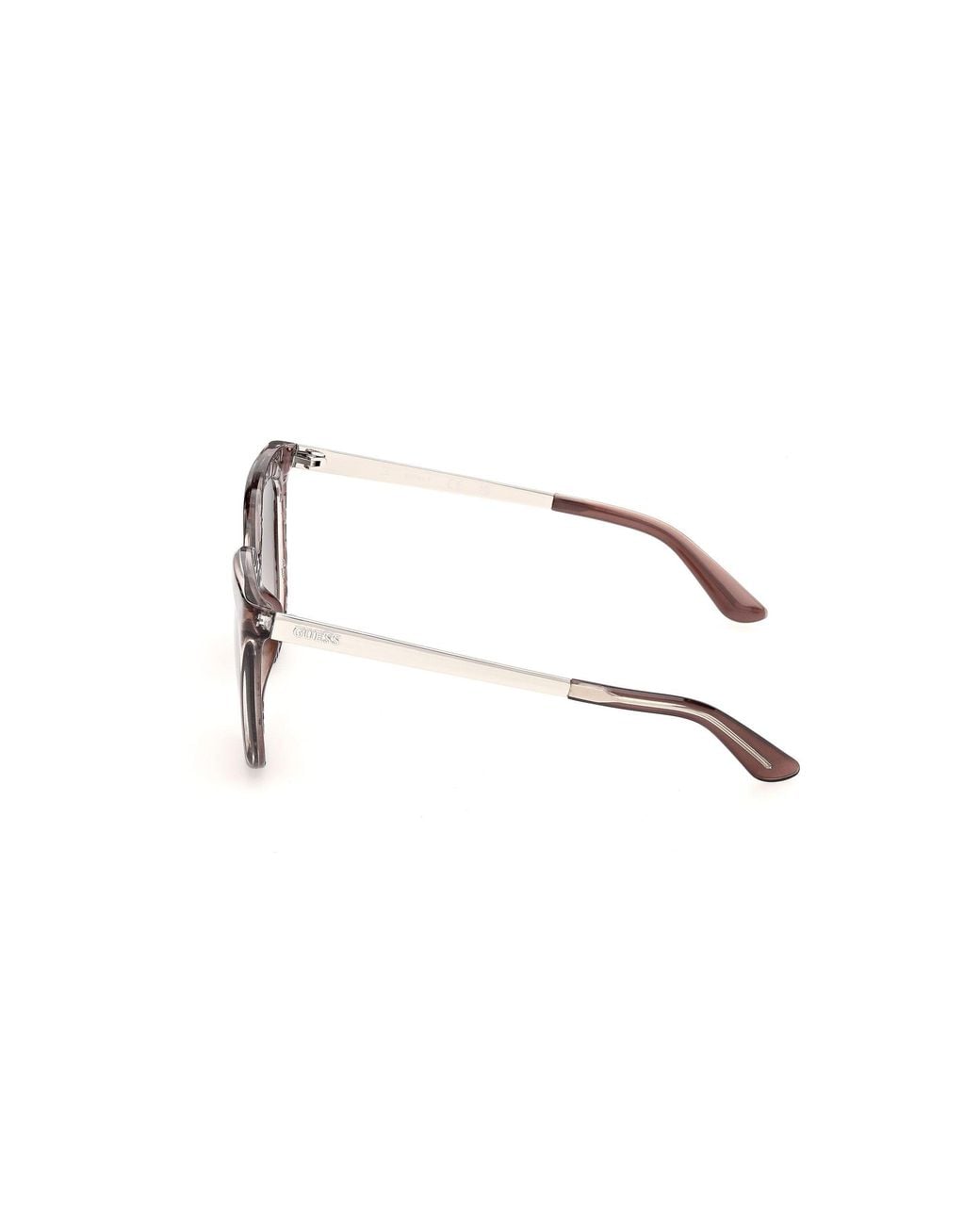 Guess Black Gu00354 69F Sunglasses Injected Cat Eye Normal