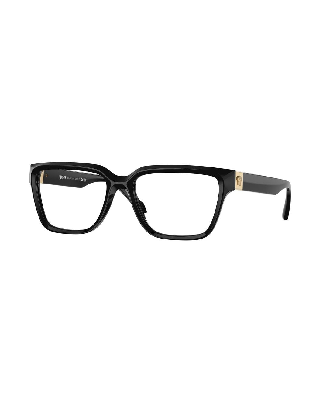 Versace Black Ve3357 Gb1 Optical Frames Acetate Squared Normal