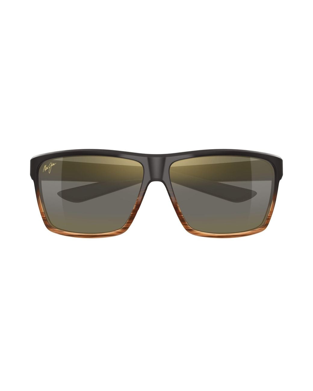 Maui Jim Black Mj0839S 004 Occhiali Da Sole Iniettato Bronzo Squadrata