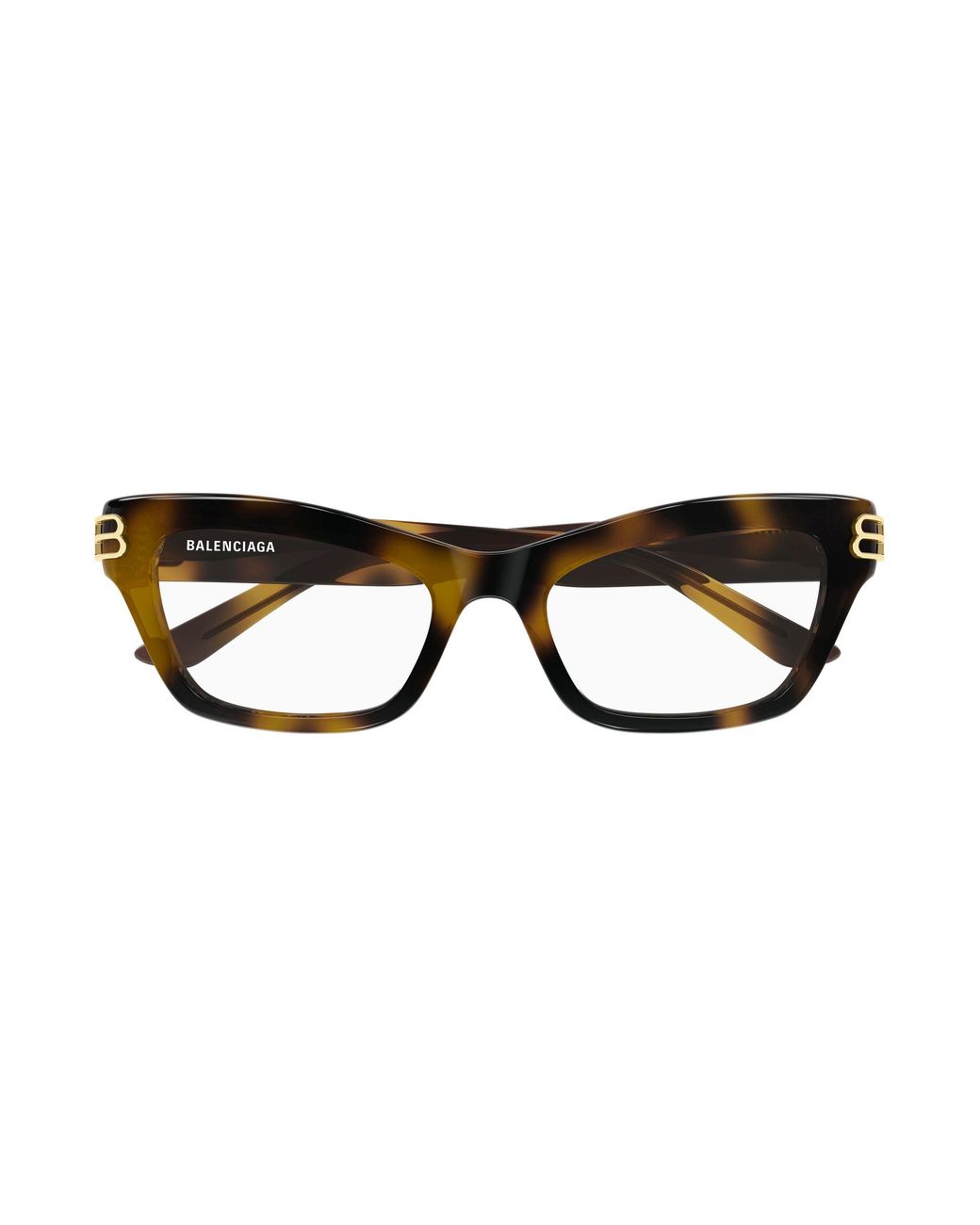 Balenciaga Black Bb0435O 003 Optical Frames Acetate Transparent Cat Eye