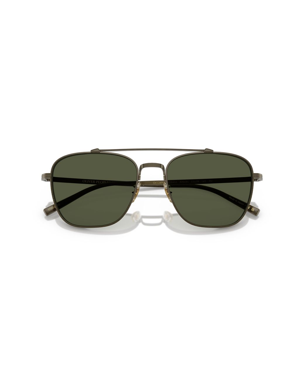 Oliver Peoples Green Ov1349St Avison 528452 Sunglasses Titanium G15 Pilot Normal for men