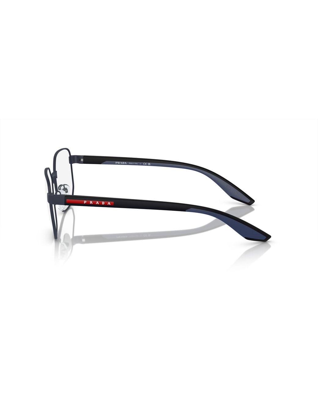 Paradas Linea Rosa Prada Linea Rossa Ps 50Qv Tfy1O1 Optical Frames Metal Geometric Normal ...