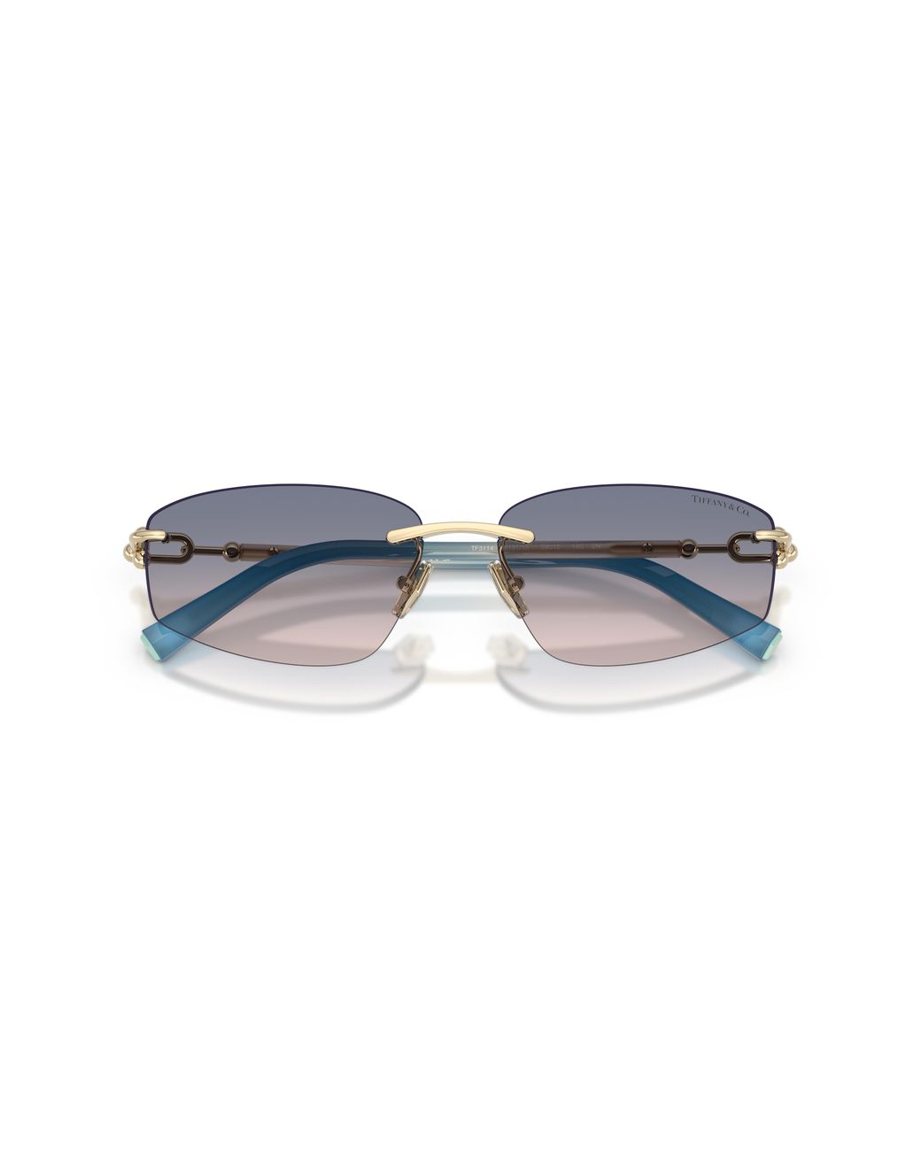 Tiffany & Co Black Tf3114 619116 Sunglasses Metal Geometric Normal Nuanced