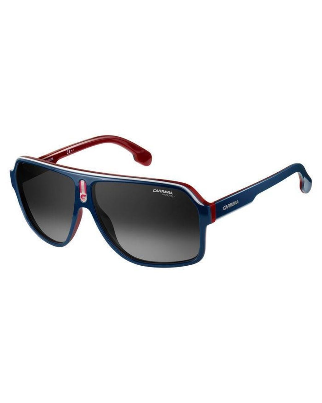 Carrera Black 1001/S 8Ru/9O Sunglasses Plastic Squared Shaded for men