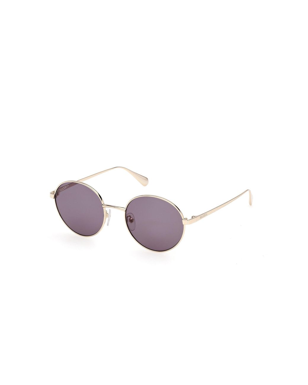 MAX&Co. Metallic Mo0166 32E Sunglasses Metal Smoke Round Normal