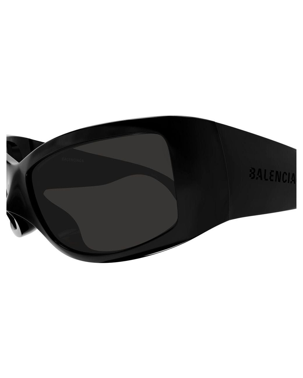 Balenciaga Black Bb0461S 001 Sunglasses Bio-Injected Geometric