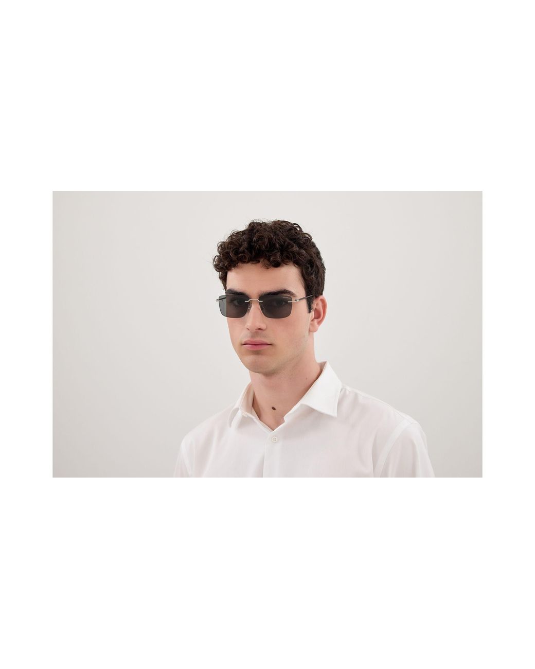 Montblanc Black Mb0429S 002 Sunglasses Metal Squared for men