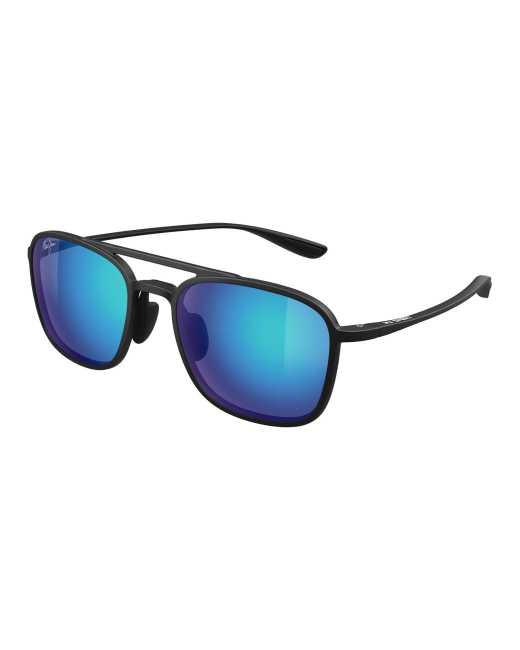 Maui Jim Black Mj0447S 022 Sunglasses Bio-Injected Squared