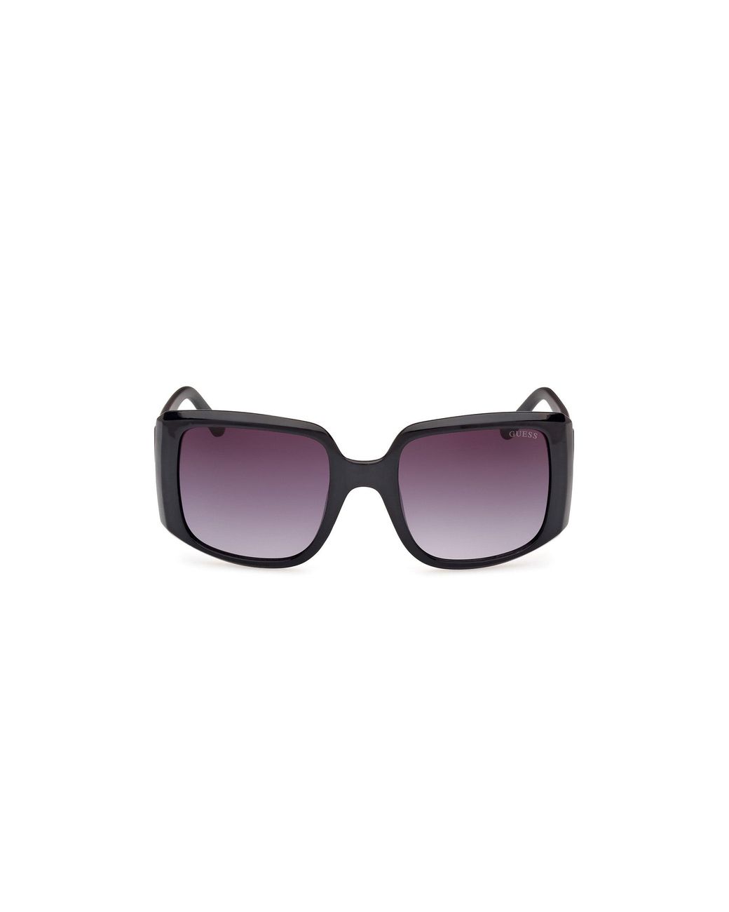 Guess Black Gu00097 01B Sunglasses Injected Smoke Squared Normal Shaded