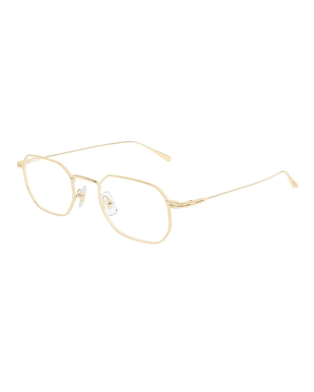 Montblanc Black Mb0474O 001 Optical Frames Metal Transparent Squared for men