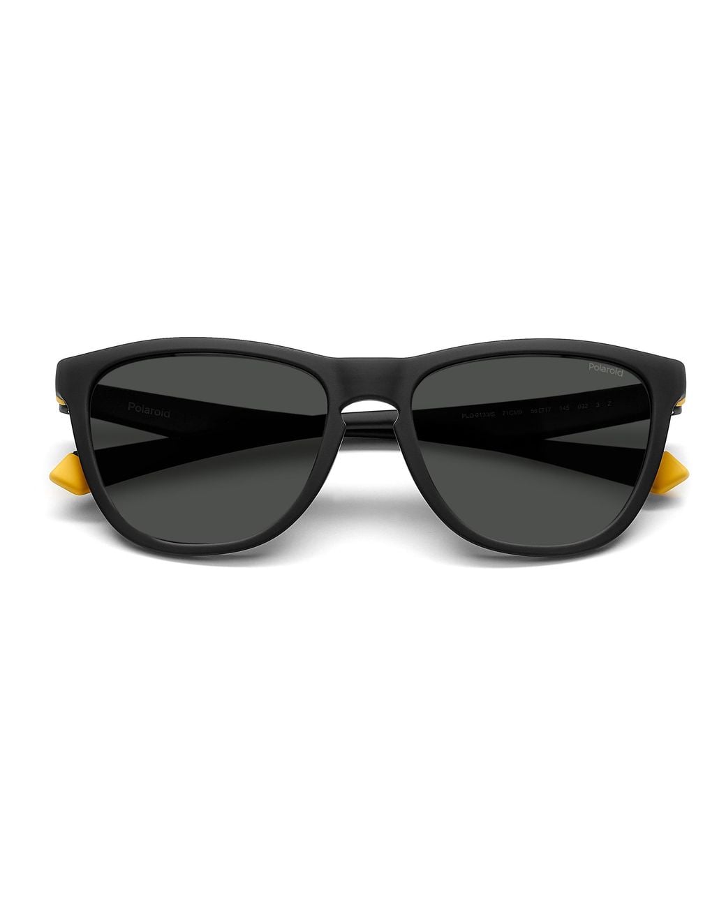 Polaroid Black Pld 2133/S 71C/M9 Sunglasses Plastic Squared Polarized for men