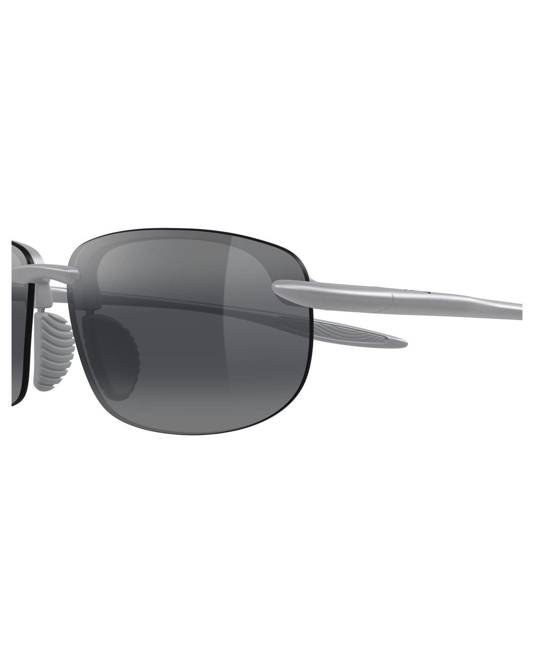 Maui Jim Black Mj0677Sa 002 Occhiali Da Sole Iniettato Grigio Squadrata