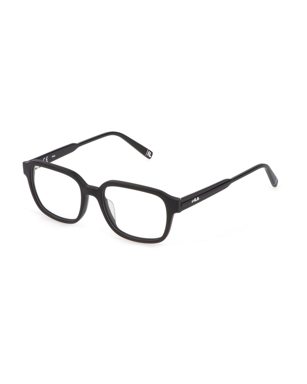 Fila Black Vfi303 703 Optical Frames Acetate Squared for men