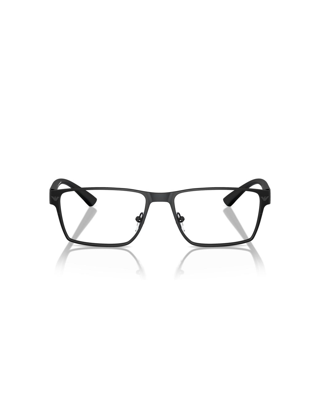 Emporio Armani Black Ea1157 3001 Optical Frames Metal Squared Normal for men