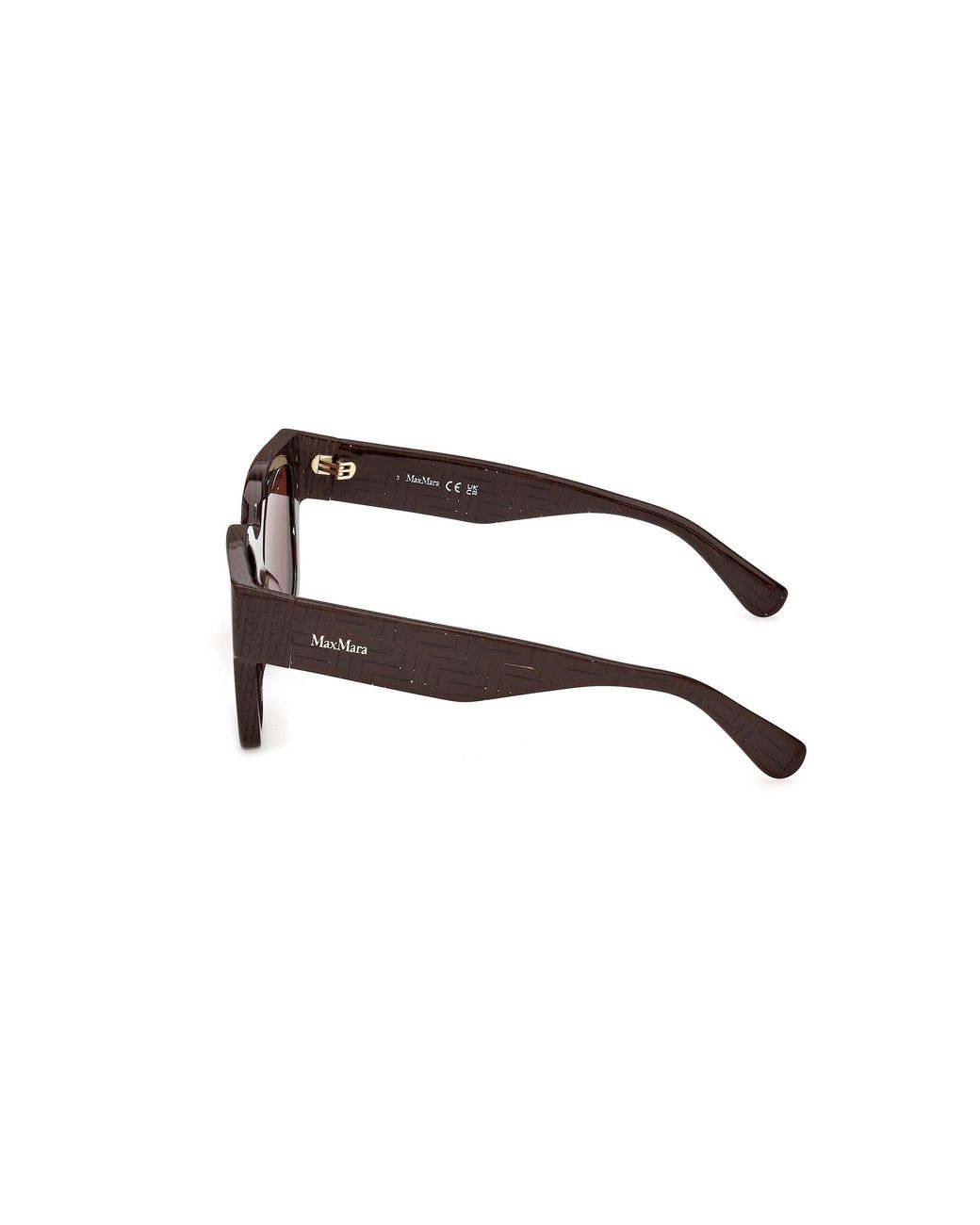 Max Mara Black Mm0145 Glimpse-7 50J Sunglasses Acetate Round Normal
