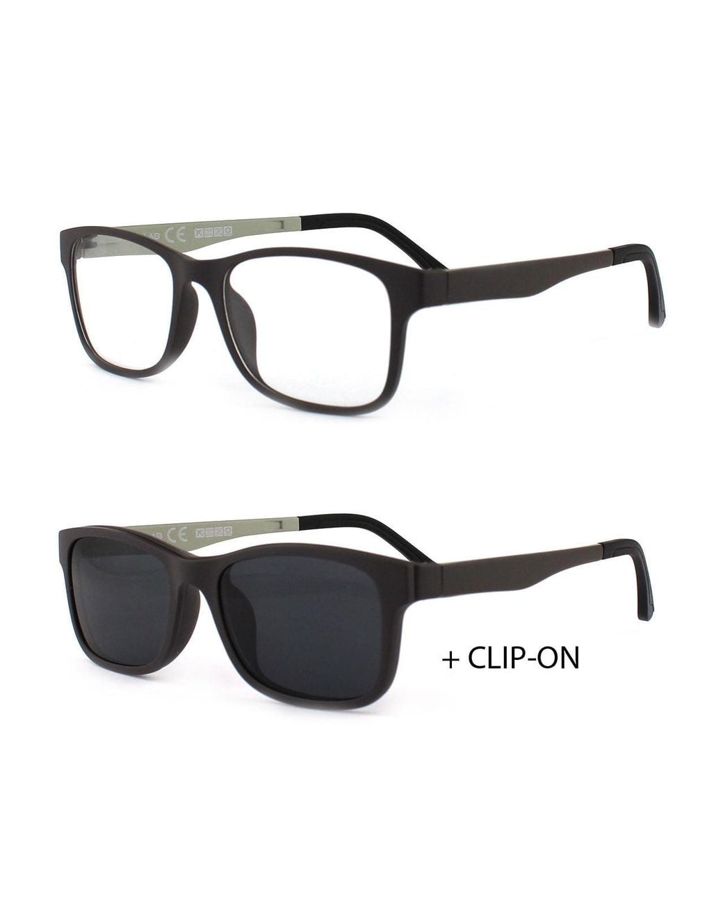 Xlab Blue X-Lab 271 Con Clip-On Sole Magnetico Optical Frames Plastic Squared