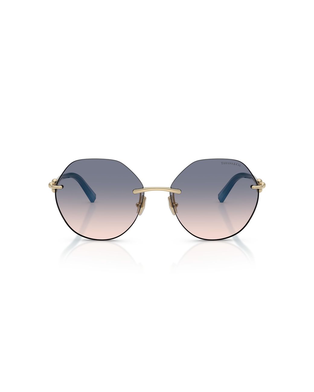 Tiffany & Co Black Tf3123 619116 Sunglasses Metal Geometric Normal Nuanced