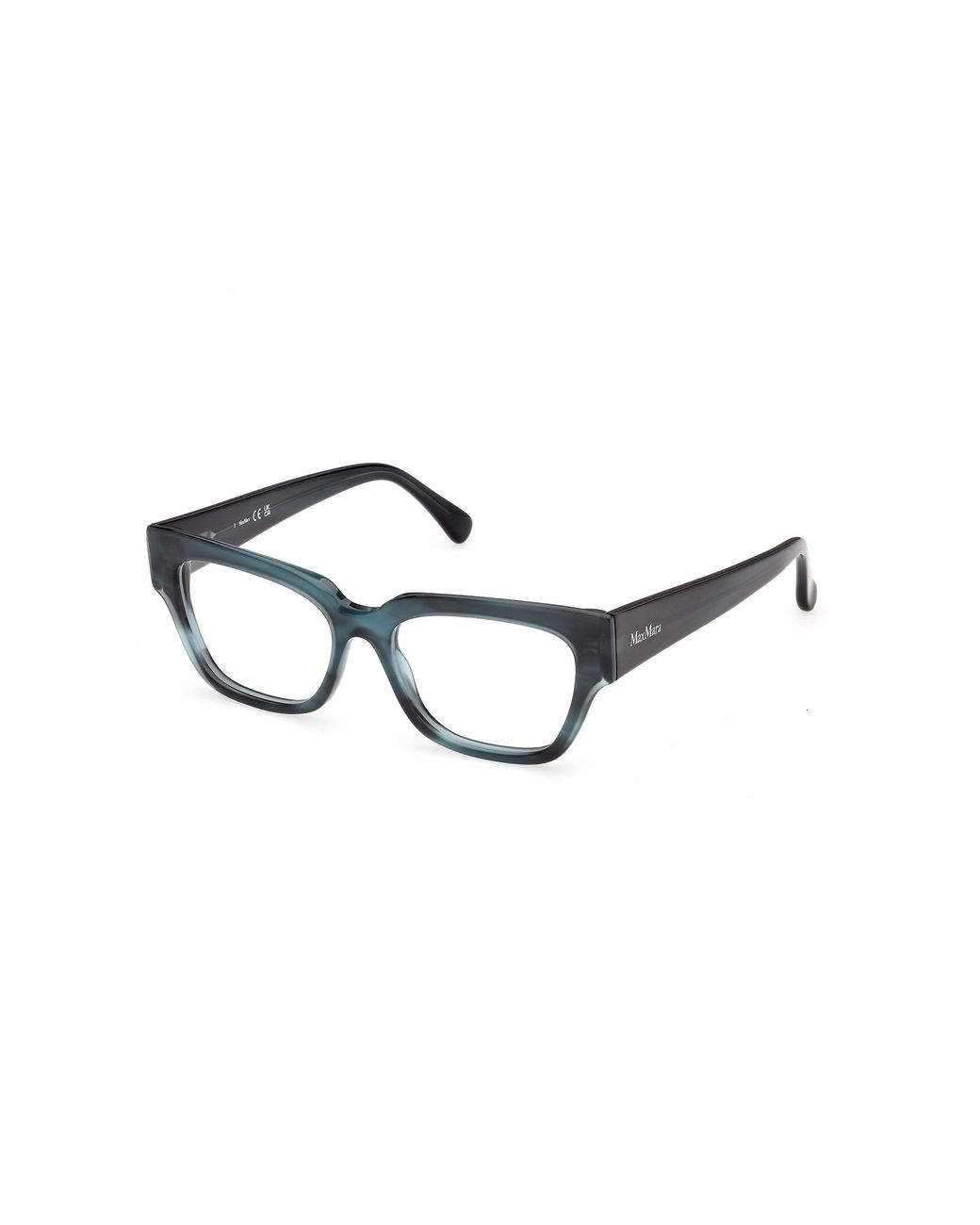 Max Mara Black Mm5259 64 Optical Frames Acetate Squared Normal