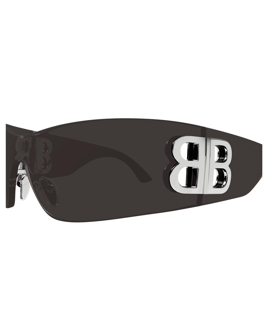 Balenciaga Black Bb0359S Bossy Shield Sunglasses
