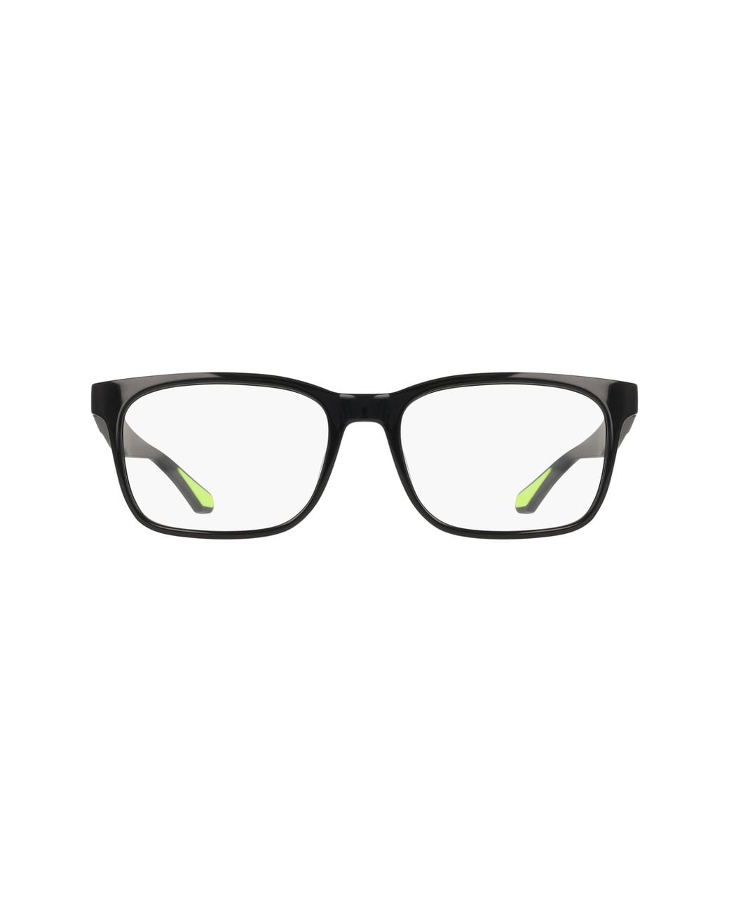Nike Black 7415 007 Optical Frames Bio-Injected Squared Normal for men