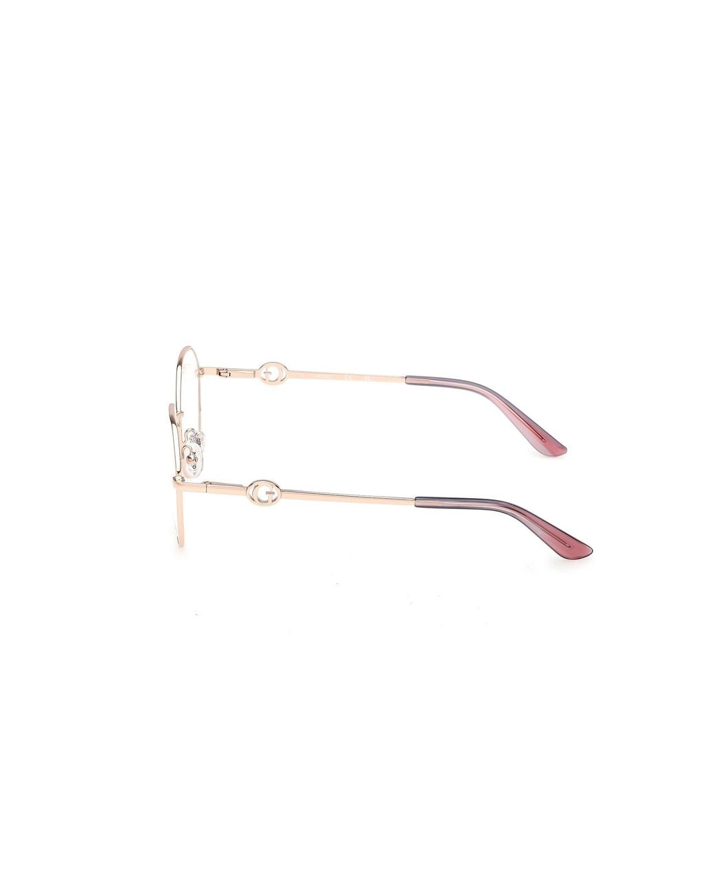 Guess Black Gu50348 028 Optical Frames Metal Round Normal