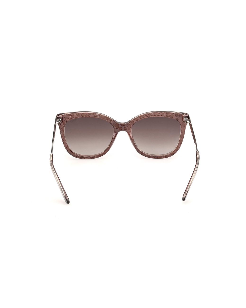 Guess Black Gu00354 69F Sunglasses Injected Cat Eye Normal