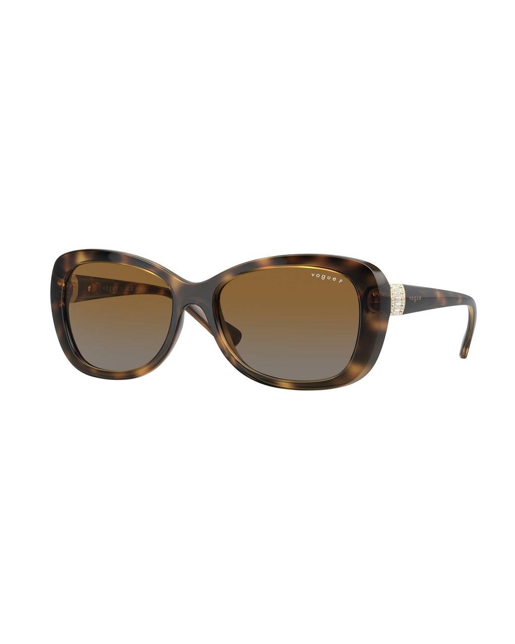 Vogue Eyewear Black Vo2943Sb W656T5 Sunglasses Injected Butterfly Polarized Shaded