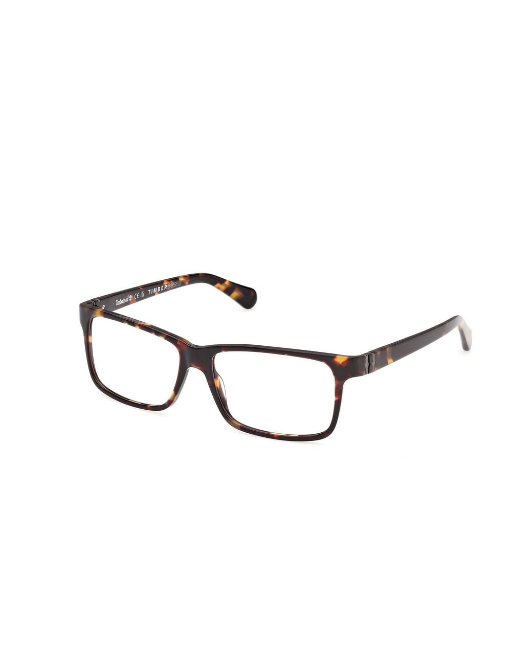 Timberland Black Tb50035 56 Optical Frames Acetate Squared Normal for men