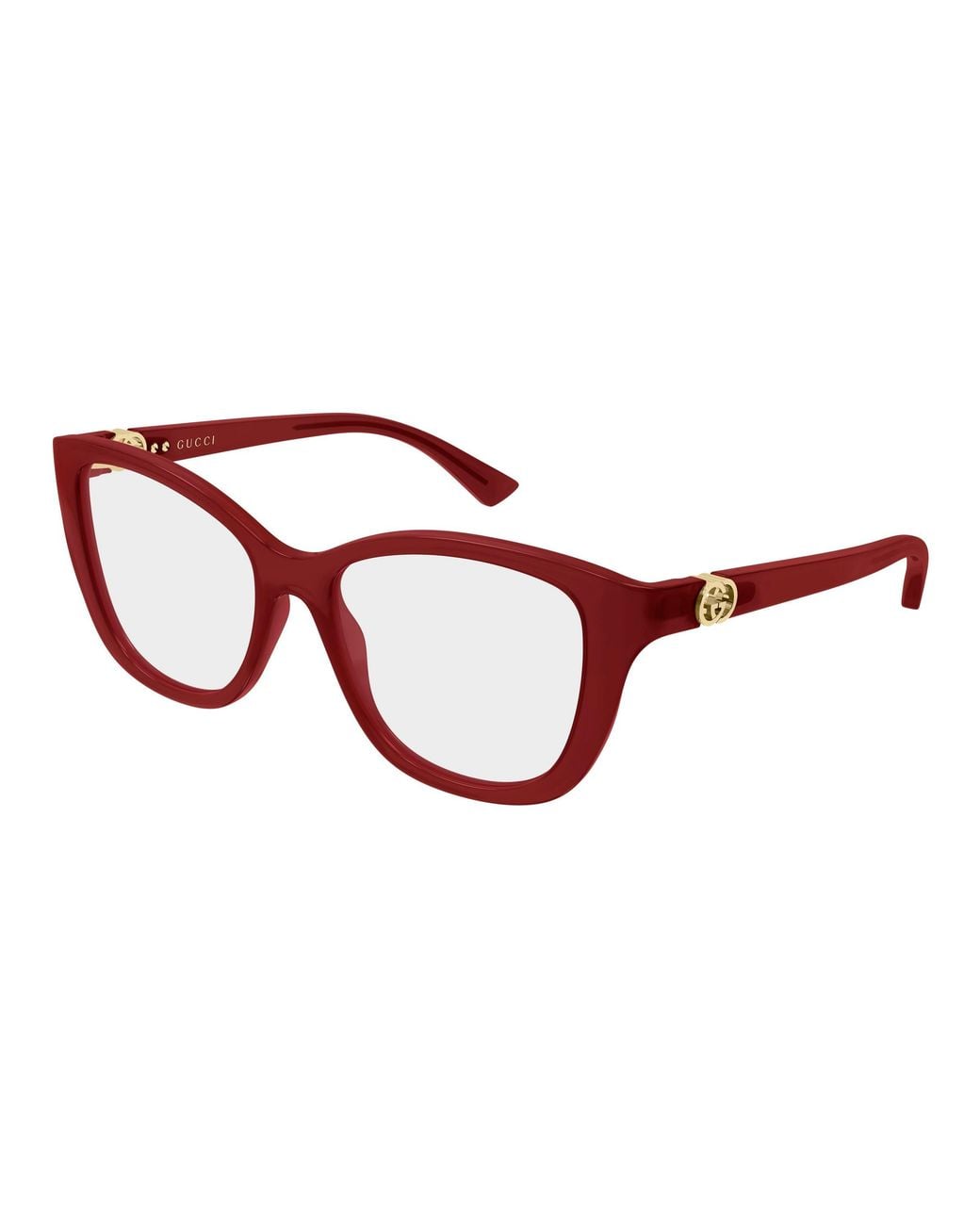 Gucci Black Gg2195O 004 Optical Frames Injected Transparent Cat Eye