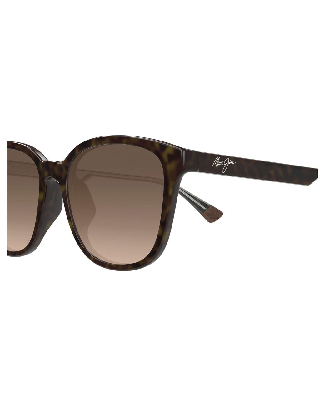 Maui Jim Black Mj0647Sa 002 Occhiali Da Sole Bio-Iniettato Bronzo Rotonda