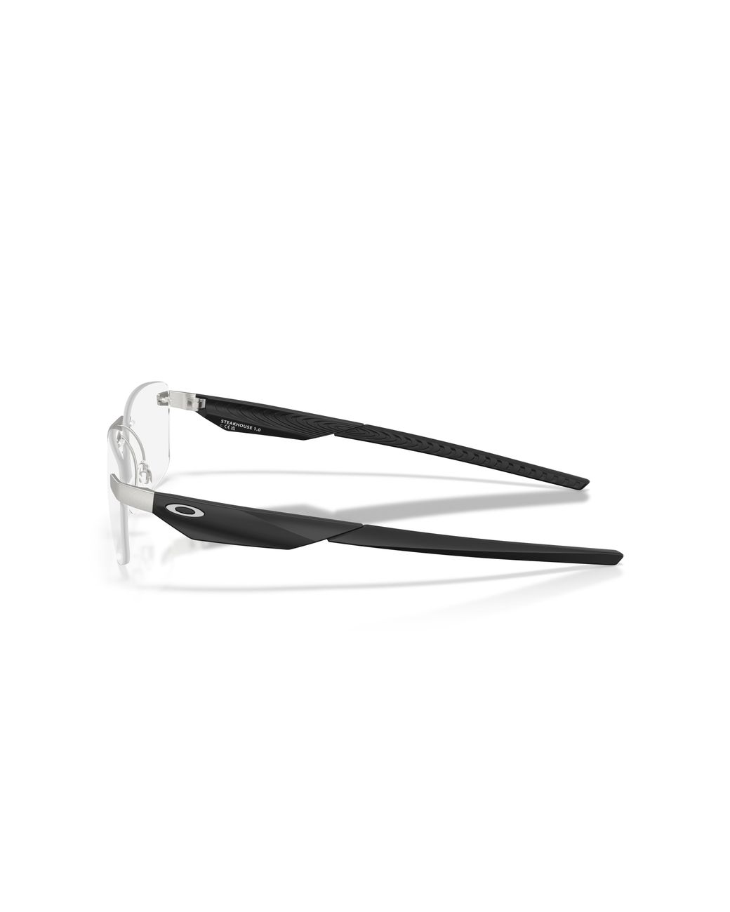 Oakley Black Ox3126 Steakhouse 1.0 312604 Optical Frames Metal Transparent Squared Normal
