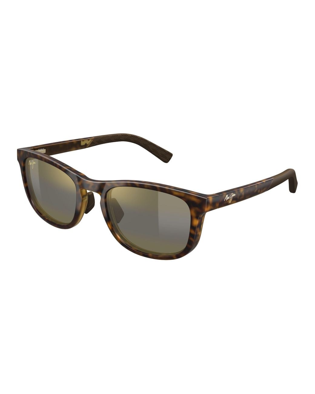 Maui Jim Black Mj0356Sa 002 Occhiali Da Sole Bio-Iniettato Bronzo Squadrata