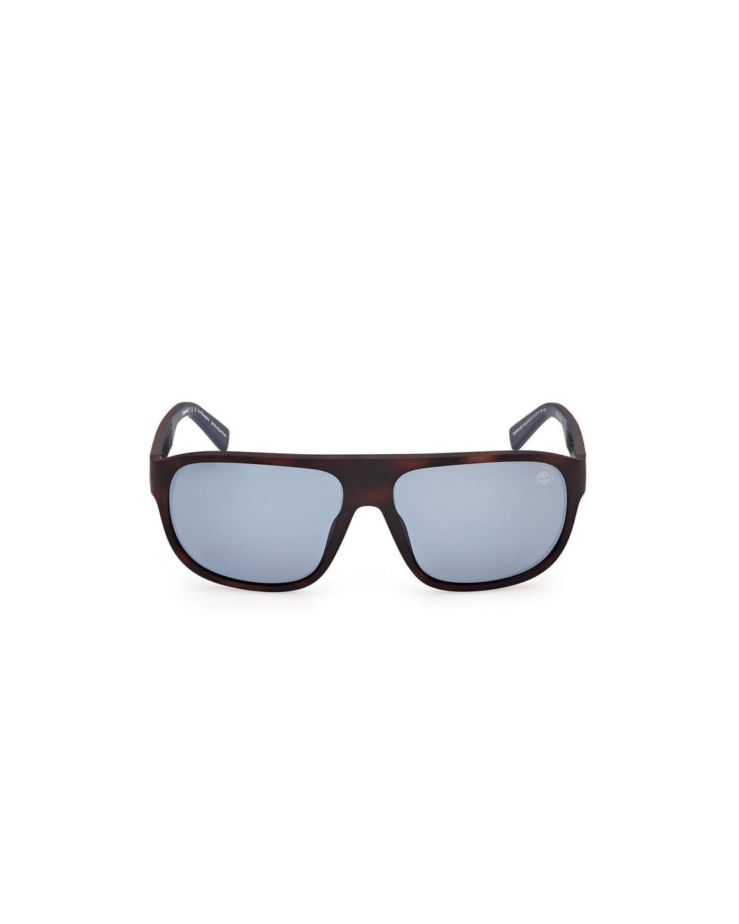 Timberland Black Tb00094 52D Sunglasses Injected Smoke Pilot Polarized for men