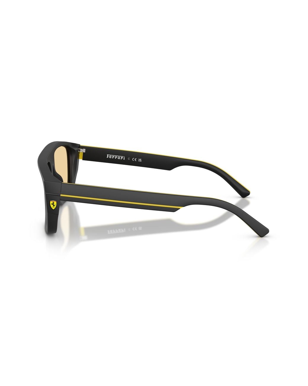 FERRARI SCUDERIA Black Fz6036U 744/85 Sunglasses Acetate Pillow Normal for men