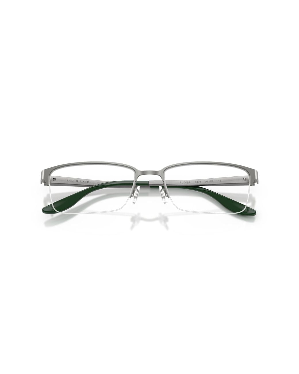 Ralph Lauren Black Rl5089 9471 Optical Frames Metal Squared Normal for men