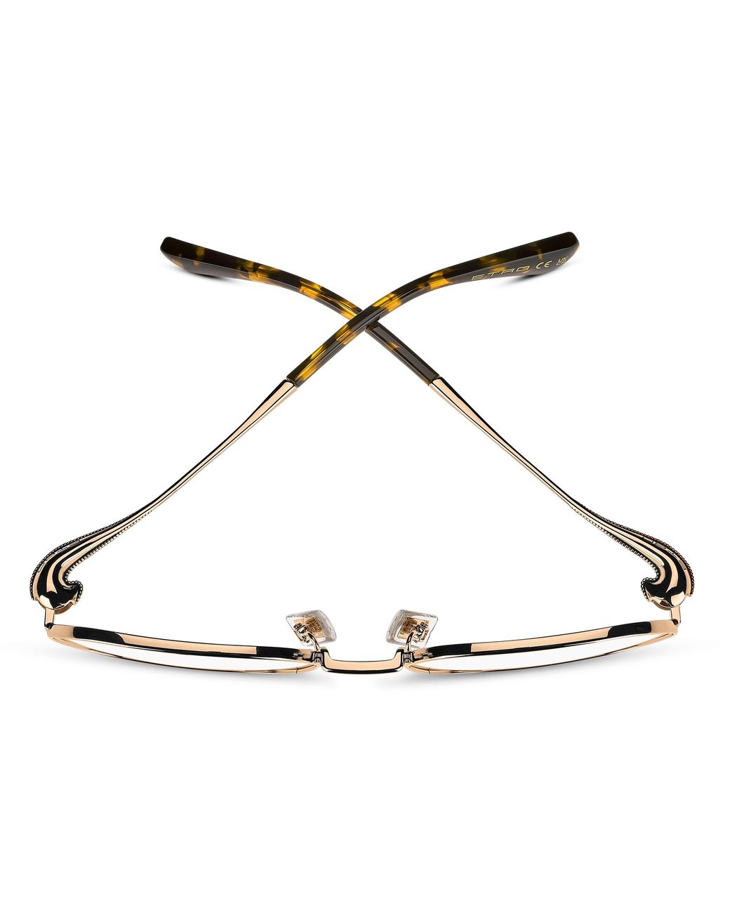 Etro Black 0140 000 Optical Frames Metal Squared Normal