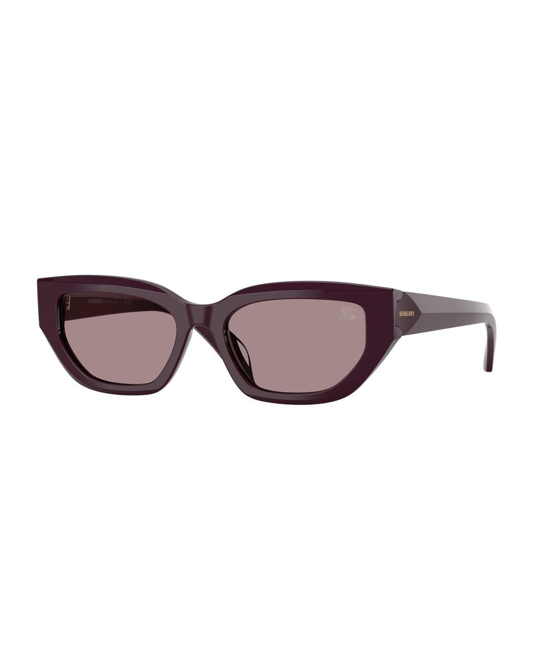 Burberry Black Be4463D 3400La Sunglasses Acetate Cat Eye Normal