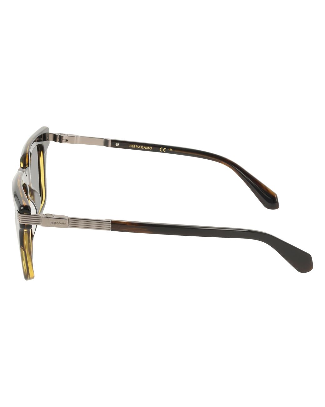 Ferragamo Black Sf2103S 323 Sunglasses Acetate Squared Normal for men