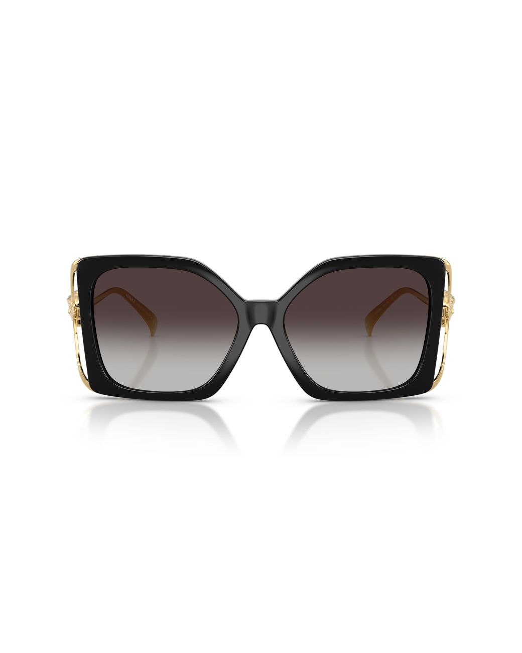 Versace Black Ve4502U Gb1/87 Sunglasses Injected Squared Normal Nuanced