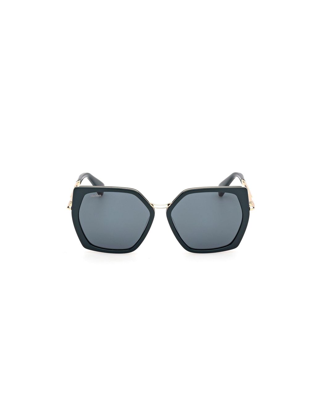Max Mara Black Mm0136 Miller-5 96N Sunglasses Acetate Geometric Normal