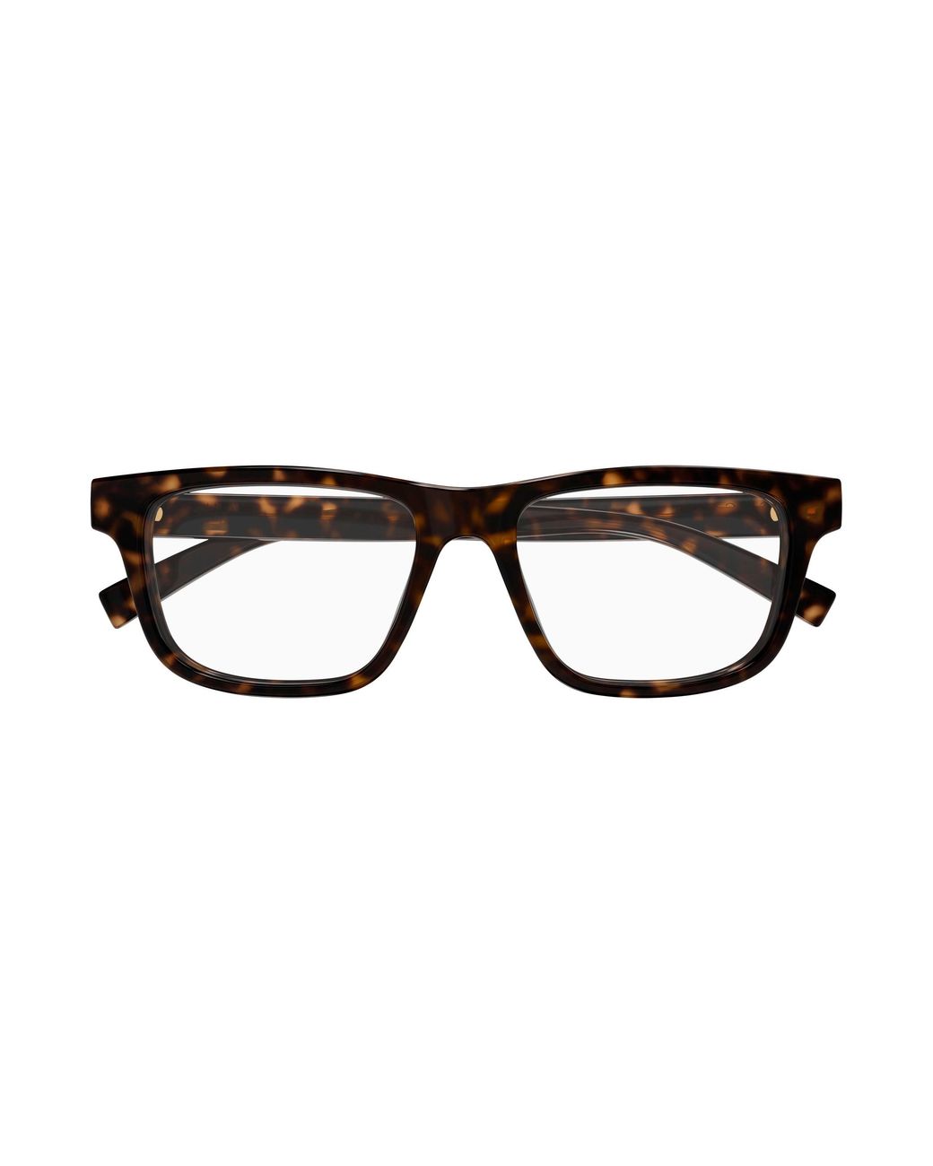 Gucci Black Gg1987O 002 Optical Frames Injected Transparent Squared for men