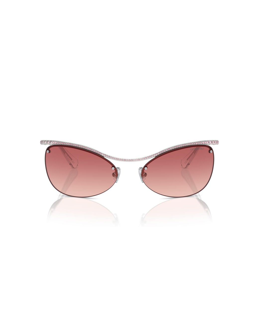 Swarovski Black Sk7018 4001A5 Sunglasses Metal Geometric Normal Shaded